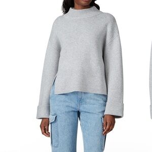 Victor Alfaro Oversized Mock Neck Sweater